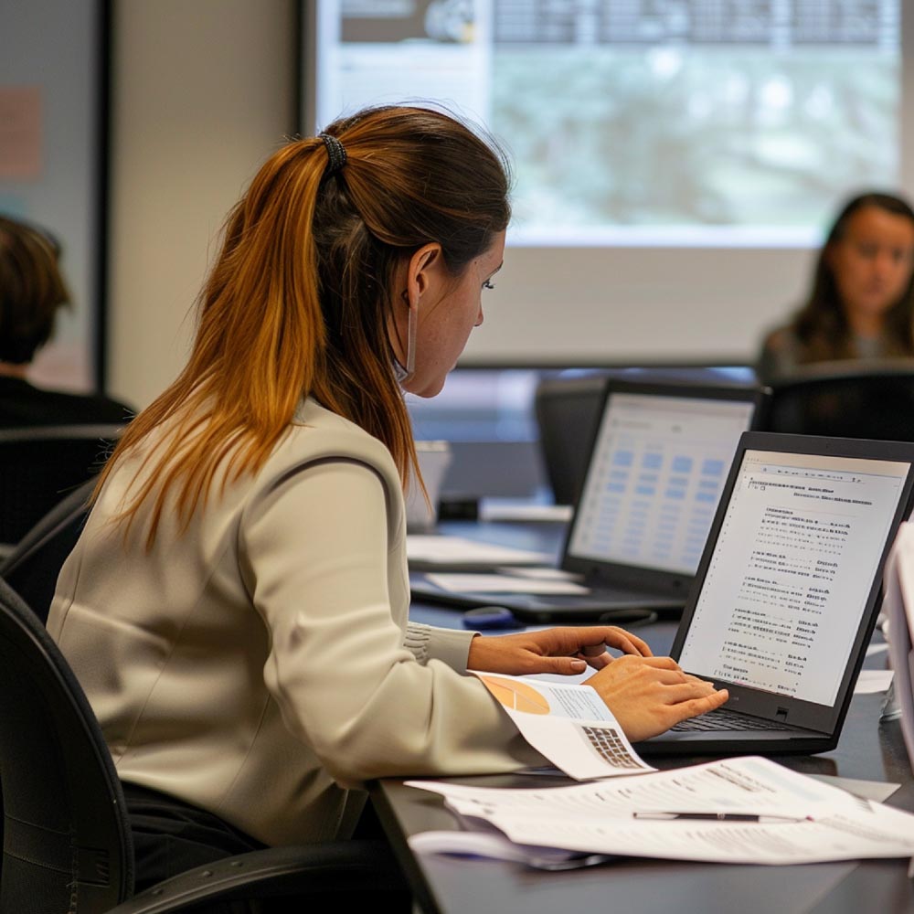 person-participating-sales-simulation-exercise-practice-realworld-scenarios
